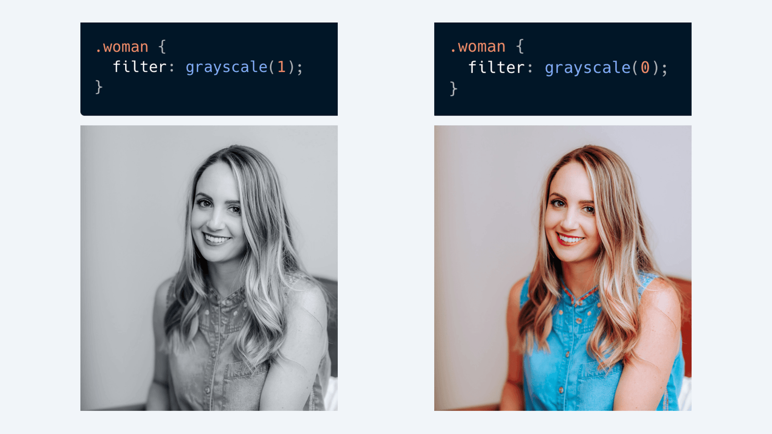 Applying grayscale filter