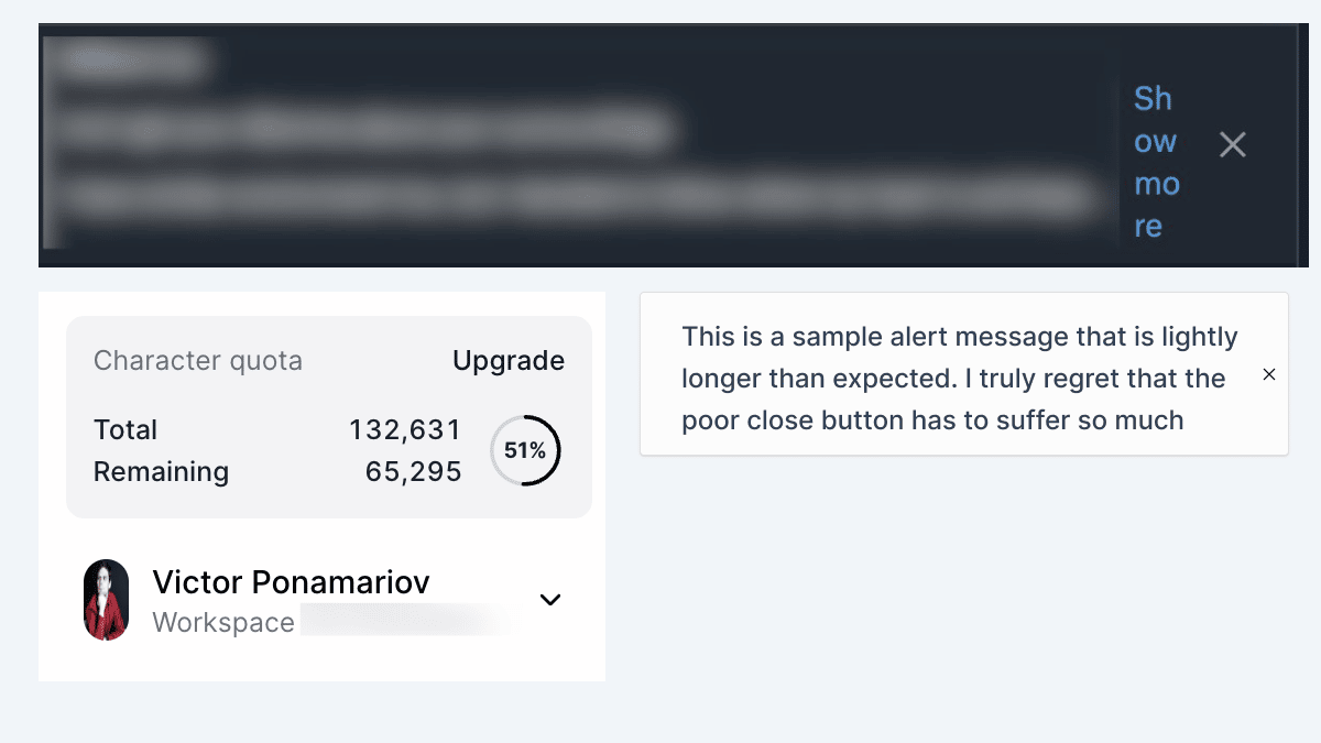 Multiple flex shrink issue examples